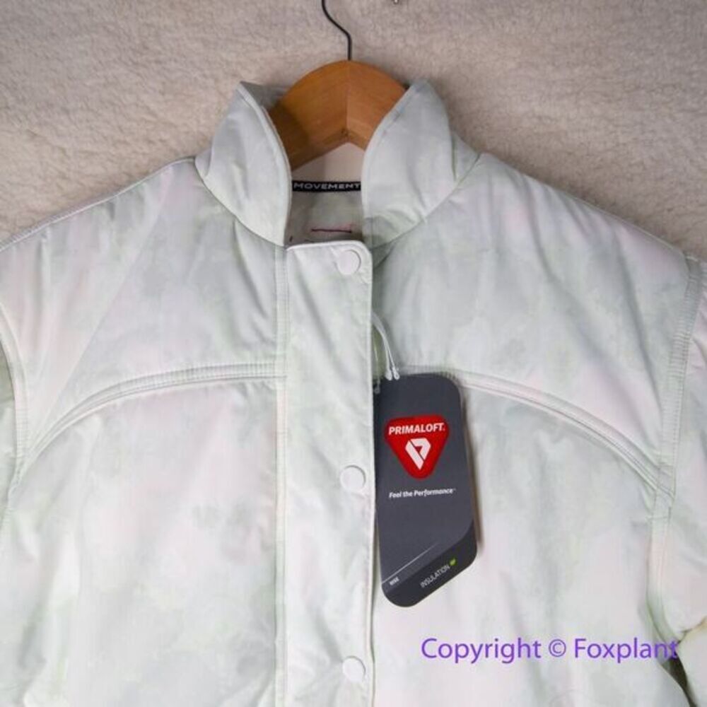 New! Free People Bunny Slope Printed Puffer ski jacket, size XS - Picture 6 of 16